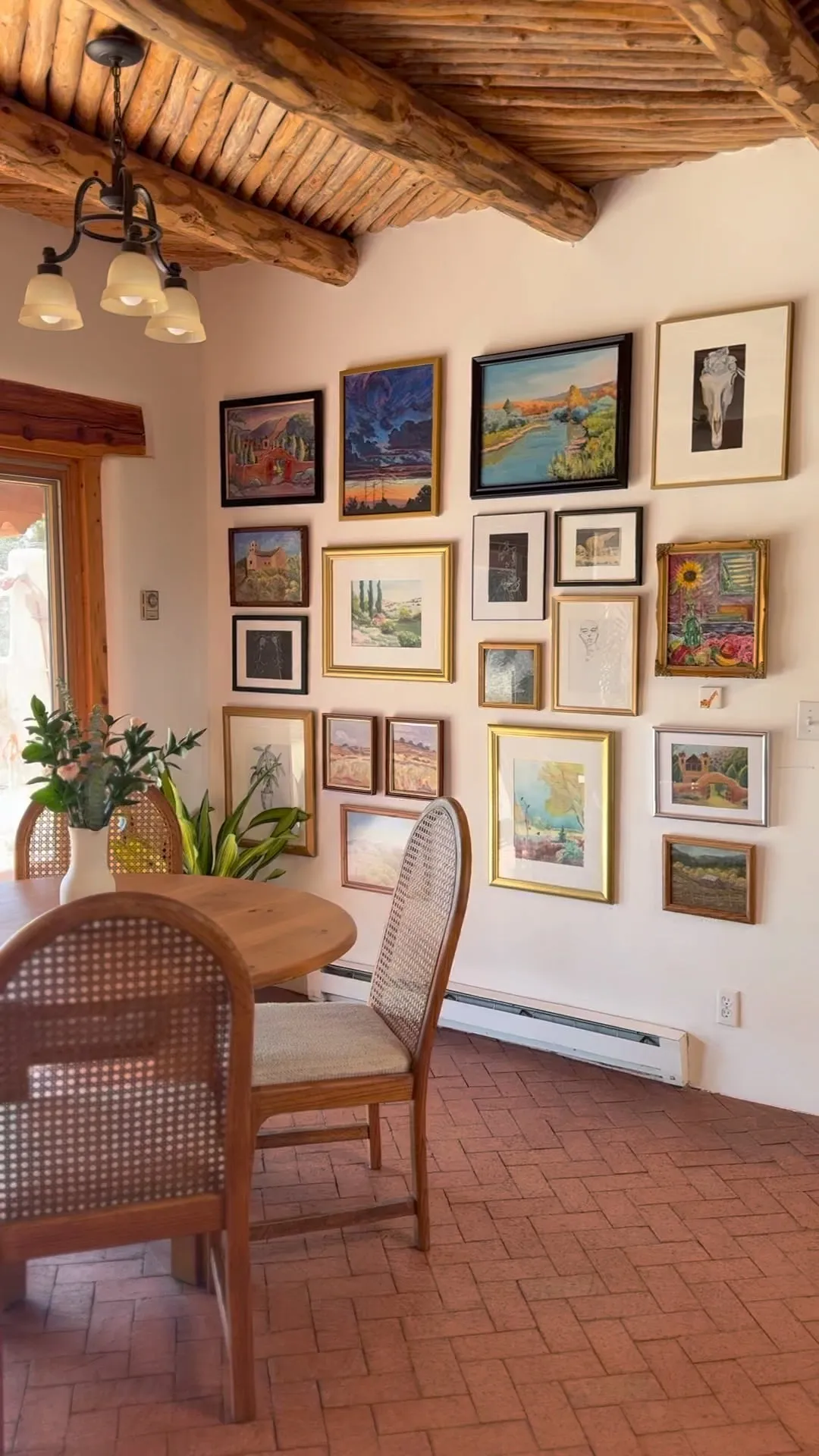Styled Santa Fe dining area